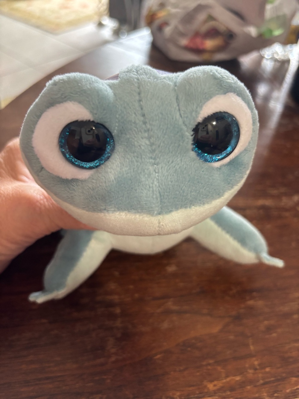 Baby Bruno Salamander from D Disney frozen two Plush Blue salamander